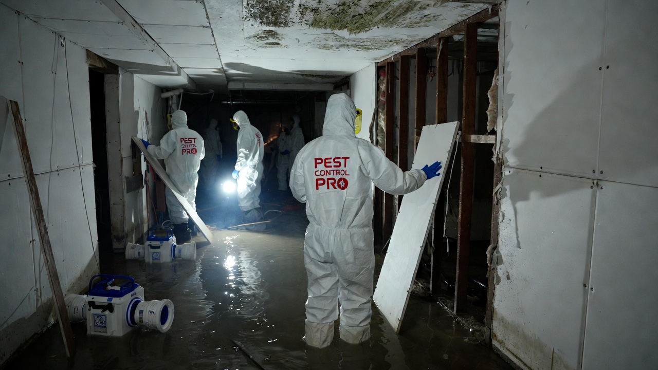 Contamination fongique post-inondation — Décontamination Casablanca