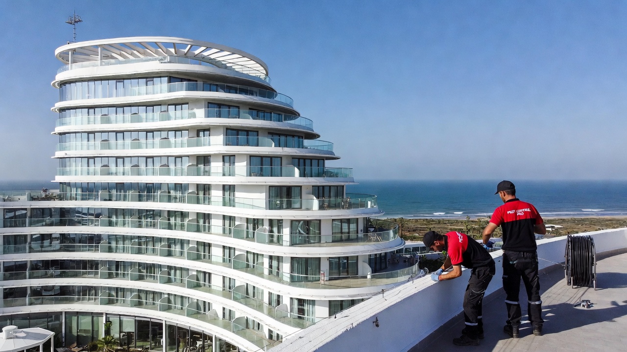 Dépigeonnage Complexe Hôtelier Aïn Diab — PEST CONTROL PRO Casablanca