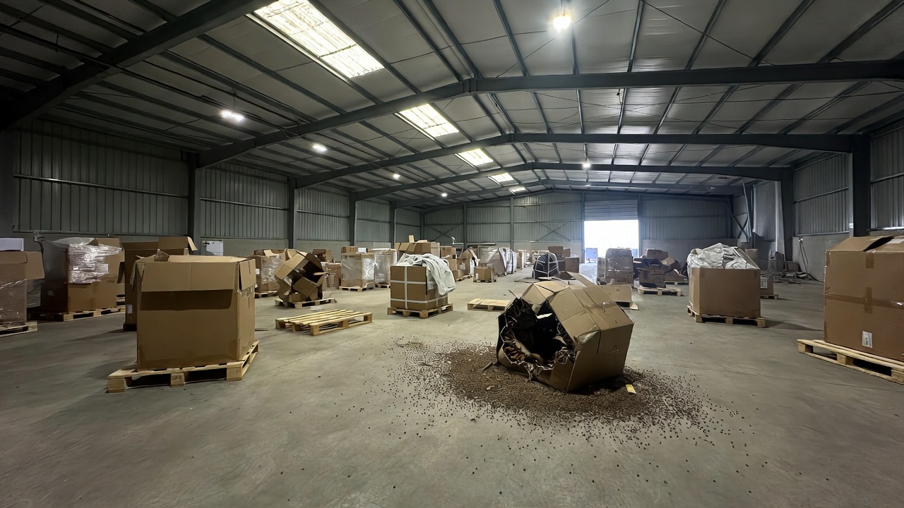 Dératisation Entrepôt Logistique — avant intervention